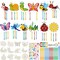 24-Pack DIY Spring Wind Chime Craft Kit – Make Your Own Wooden Hanging Ornaments with Flowers, Bees, and Butterflies, Perfect for Spring, Mother’s Day, Home, Garden, and Birthday Party Crafts